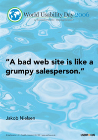 A bad web site is like a grumpy salesperson.